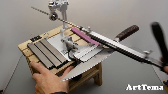 Upgraded Knife sharpener Ruixin Pro RX 008 | Sharpening cheap kitchen knife XITUO with Aliexpress. смотреть онлайн