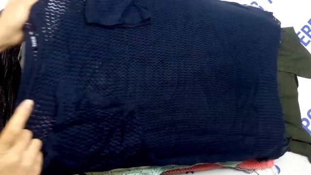 Мешок № 02611. Летние свитера Италия микс. Арт 4024. Вес 25 кг. Кол-во 106шт. смотреть онлайн