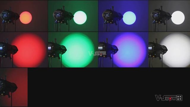 400W RGBW Profile spotlight with zoom смотреть онлайн
