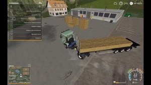 Farming Simulator 19. Полезный прицеп для сбора и и перевозки тюков.