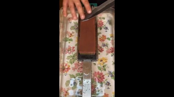 Naniwa Multi-Stone #1000/#3000 grit combo sharpening demo