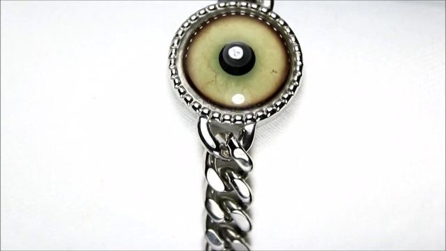 "Singe" Men's Bracelet with Leopard Eye by Steel Dragon ® Jewelry смотреть онлайн