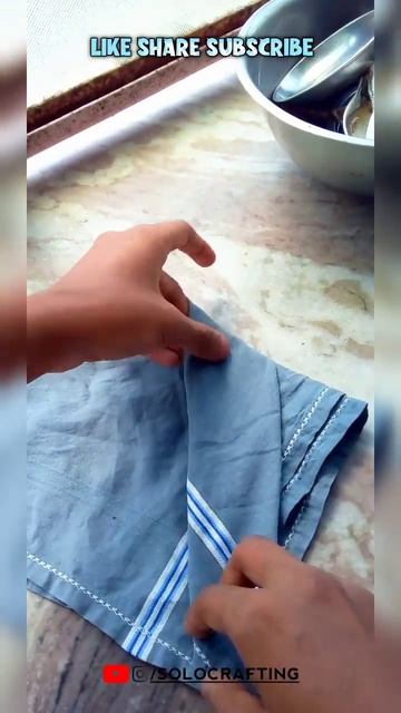 Napkin Folding : a napkin Dress #art #artwork #napkinfolding #shorts please like смотреть онлайн
