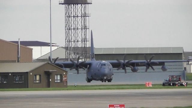 upload MC130 hercules warms up RAF Mildenhall 13apr16 501p смотреть онлайн