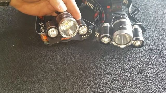 6000LM 3-Head CREE XML XM-L T6 LED Recharge 18650 Headlamp Headlight Light Lamp смотреть онлайн