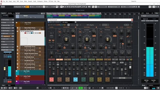 Sugar Bytes DrumComputer Virtual Instrument - Advanced Drum Machine смотреть онлайн