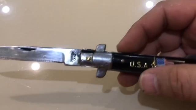 Складной нож - подражание итальянскому стилету (1990-е гг., Китай) / Folding knife - stiletto смотреть онлайн
