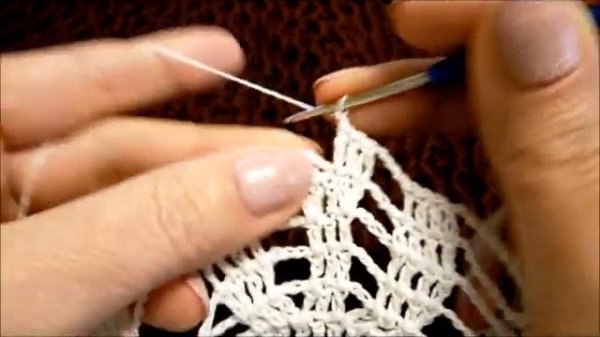 Простая скатерть крючком (Часть 3)