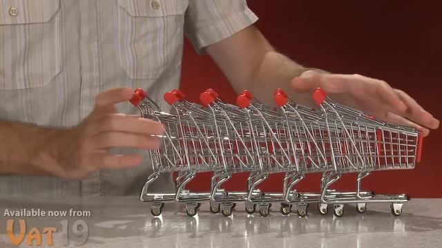 The Mini Shopping Cart is 300X smaller than the real thing. смотреть онлайн