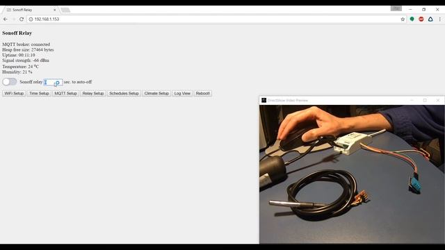Sonoff Relay модернизация кастомной прошивки смотреть онлайн