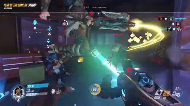 Symmetra's photon projector charges up quickly. смотреть онлайн