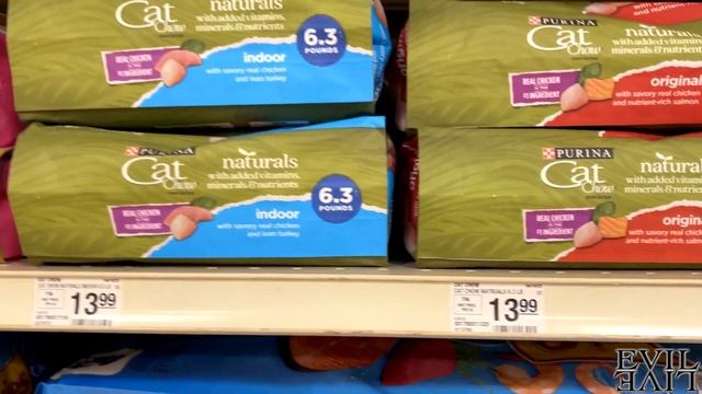 Ассортимент и цены на еду для котов в магазине Pet Smart, Флорида, США смотреть онлайн