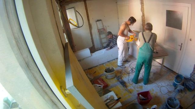 half an ytong wall in one minute смотреть онлайн