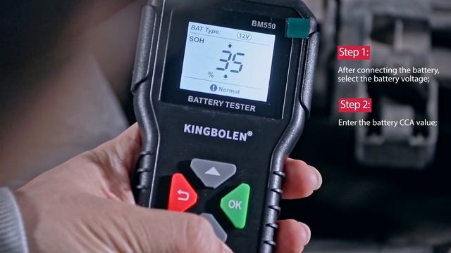 KINGBOLEN® Newest 6V 12V 24V Automotive Battery Tester смотреть онлайн