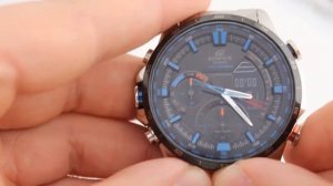 Casio EDIFICE ERA 300DB 1A2   инструкция, как настроить часы