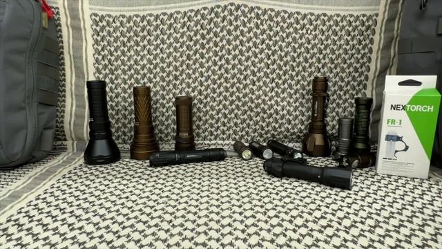 NexTorch TA30C Flashlight With FR-1 Tactical Flashlight Ring