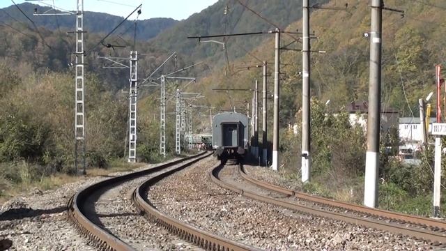 Открытие грузового движения по временому пути на ст. Греческий смотреть онлайн