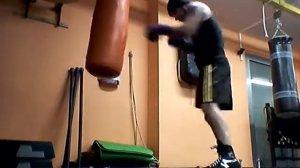 Бокс.Тренировка на мешке