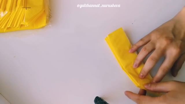 Сервировка салфеток. Сүлгіні әсемдеу. Оңай нұсқасы смотреть онлайн