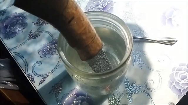 Травление ножа в Лимонной кислоте.Чернение ножа в лимонке смотреть онлайн