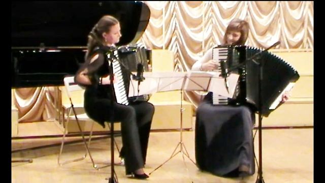 Е.Дога "Парижский каскад" Две Звезды: Анастасия Бурмистрова и Анастасия Петроченко