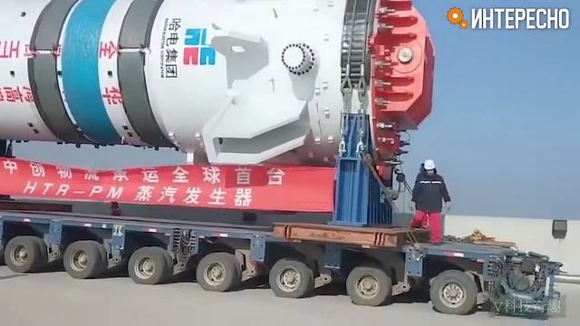 Мастерство вождения на трале. Перевозка на трале крупногабаритных грузов. Редко можно такое увидеть