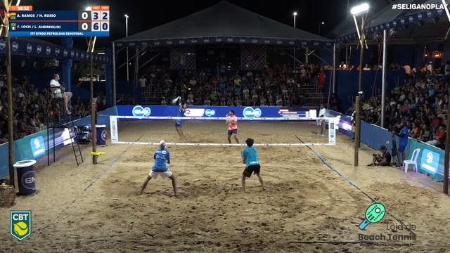 SEMIFINAL: ANTOMI RAMOS / HUGO RUSSO X LUCA ANDREOLINI / FELIPE LOCH - BT400 PETROLINA смотреть онлайн