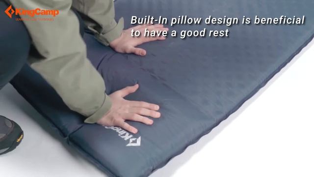KingCamp Camp Pad Mat with Pillow Damp-proof Lightweight Self-Inflating Sleeping Pads KM3595 смотреть онлайн