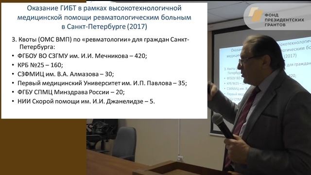 Мазуров В.И. - Организация медицинской помощи при болезни Бехтерева в Санкт-Петербурге смотреть онлайн