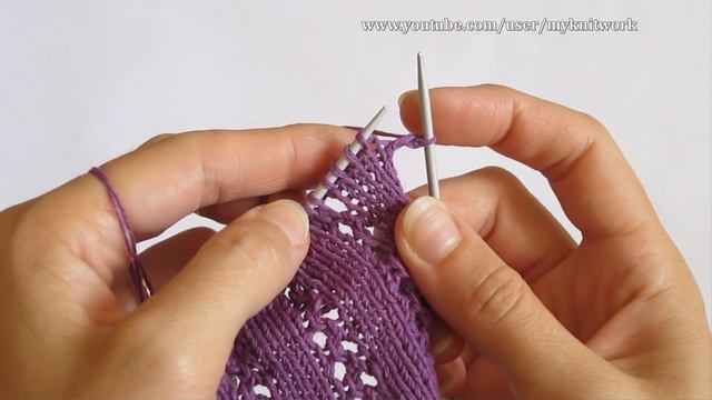 DIY: Ажурные дорожки спицами. Вязание спицами. смотреть онлайн