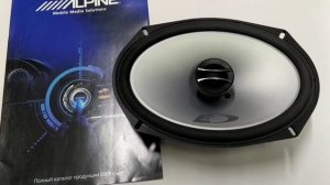 оригинальный ALPINE 6X9 обзор-включение (один динамик)