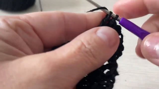 ЧЕРНАЯ ЖЕМЧУЖИНА- салфетка крючком -часть 2 смотреть онлайн