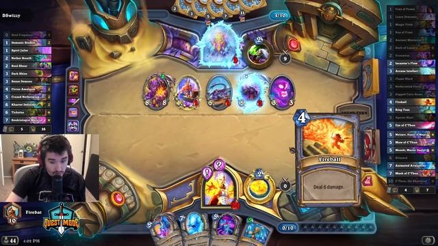 NEW EXPANSION - BROKEN No Minion C'Thun Mage | Day 1 of Darkmoon Faire смотреть онлайн