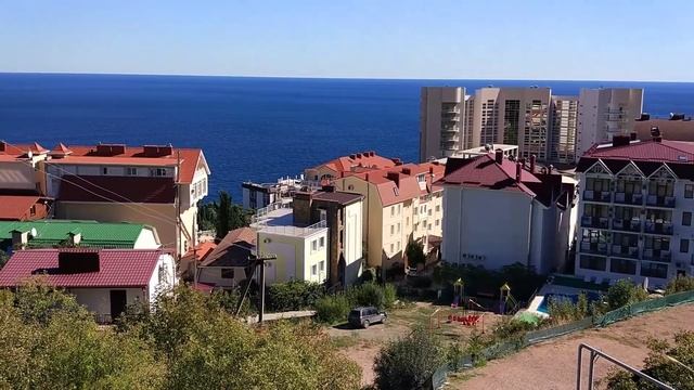 Алушта 27.09.18. Набережная, ПОГОДА-Солнечно, прохладно. Кооператив Лазурный Вилла Валентина и ... смотреть онлайн