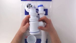 Сифон "МИНИ Элит" для раковины с нержавеющей чашкой и с гофротрубой 30986760