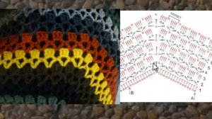 Пончо крючком