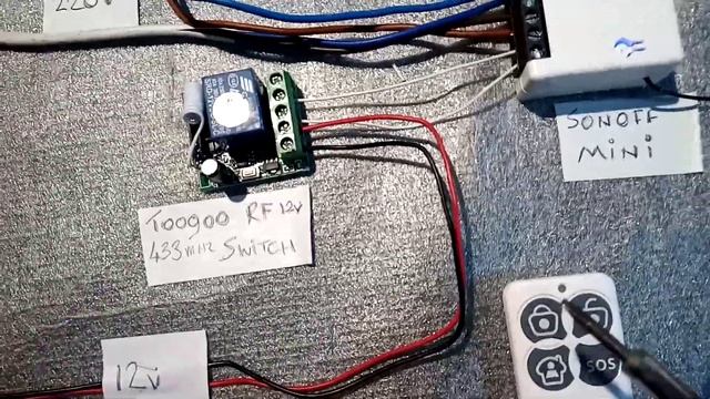 How to turn on & off a Sonoff mini with a RF remote (220v RF switch version link below) eWelink 4.0 смотреть онлайн