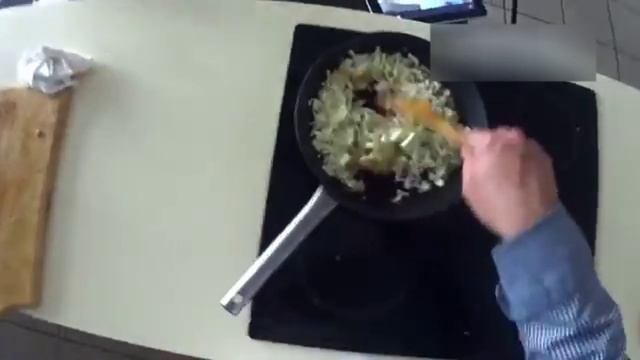 Вареники с капустой и мясом