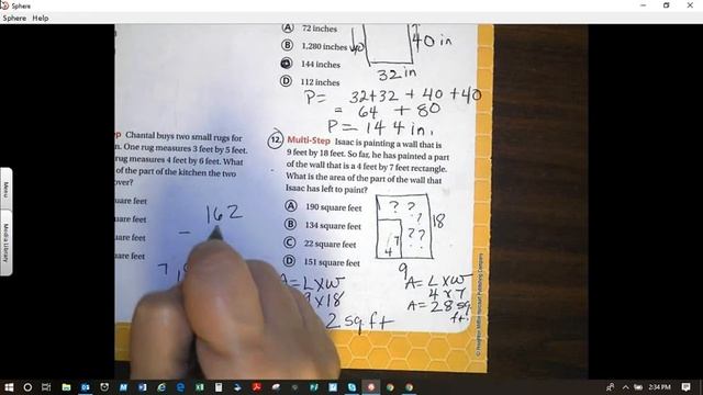 Dec 5 9.1 Formulas for Area and Perimeter pg. 353-54 Q 1, and all even part 2 смотреть онлайн