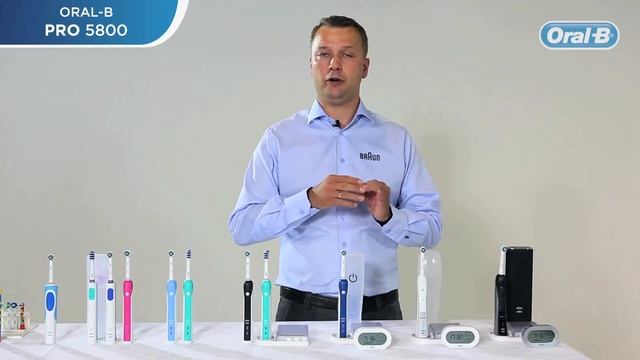 Oral-B Pro 5800 elektrisk tandbørste смотреть онлайн