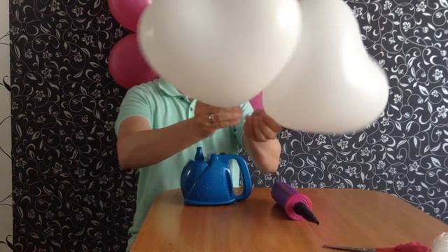 Шардан гүл жасау. Цветок из воздушных шаров смотреть онлайн