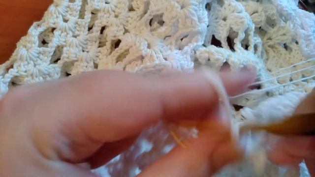 МК узора к круглой кокетке крючком,(часть 4), 0+. смотреть онлайн