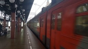 Электропоезд ЭД4М-0237 с сообщением Апрелевка-Железнодорожная.