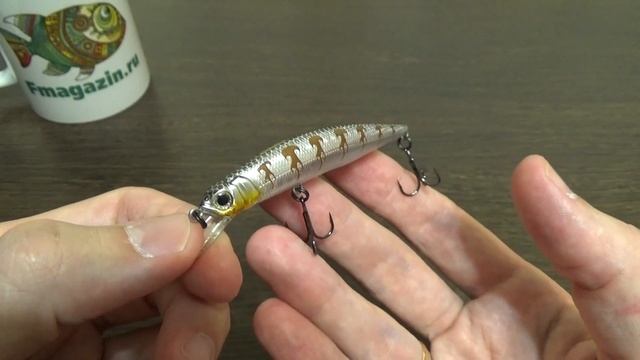 Видеообзор воблера FishyCat Libyca 75SP по заказу Fmagazin