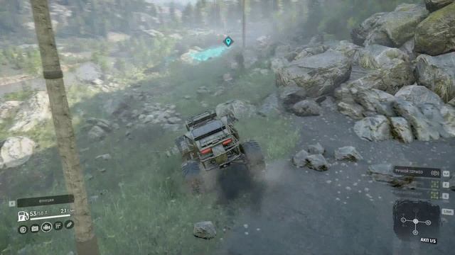 SnowRunner. Висконсин. Блэк Бэджер Лейк. Изучаем карту. смотреть онлайн