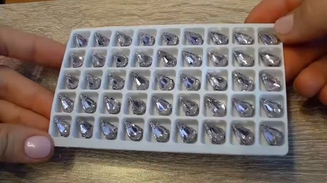 Стеклянные страз в оправе капли КРИСТАЛЛ 8/13. Копия Сваровски смотреть онлайн