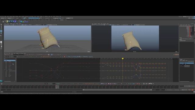 Flour sack personality animation | 28 Day Animation Challenge - Day 6 смотреть онлайн
