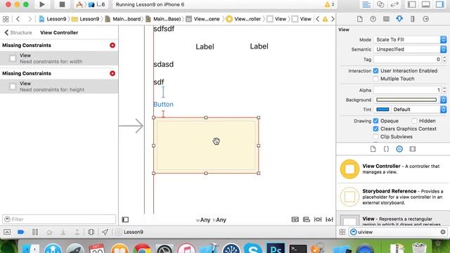 Занятие 8. UIScrollView, AutoLayout, Size Classes смотреть онлайн