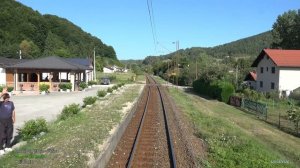 Запись с пассажирского поезда № 6402, Добой - Баня-Лука, Республика Сербская! 4К 25fps UHD