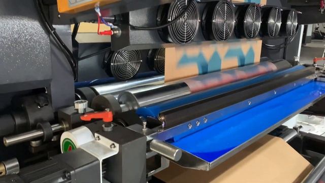 6 colors stack type flexo printing machine for kraft paper printing with nice printing смотреть онлайн